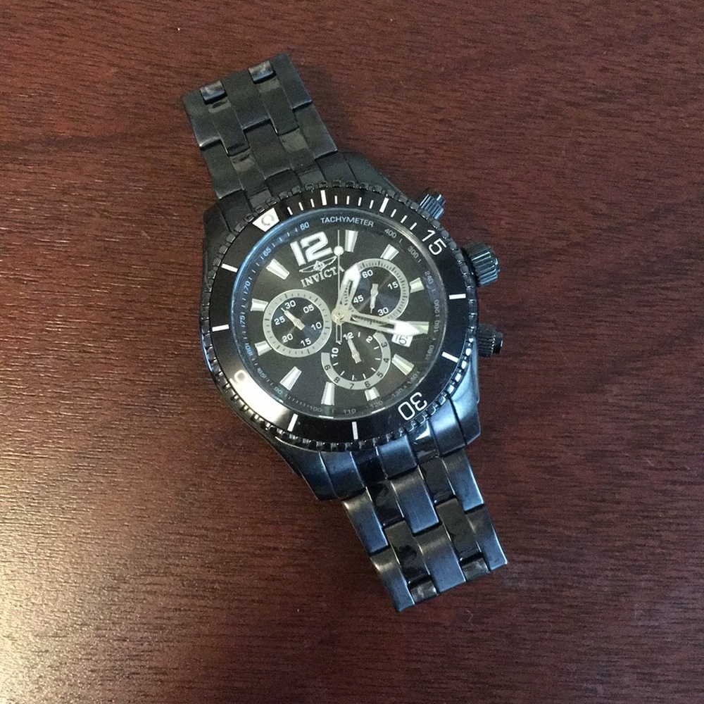Black Invicta Watch